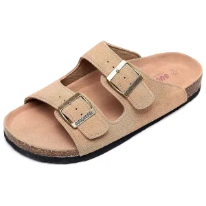 slides, sandals, summer sandals, two buckle sandals